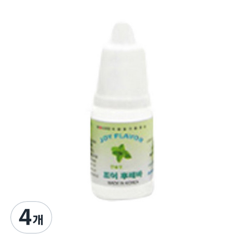 조이후레바 아로미조이 슬라임재료 10ml, 4개, 멘솔