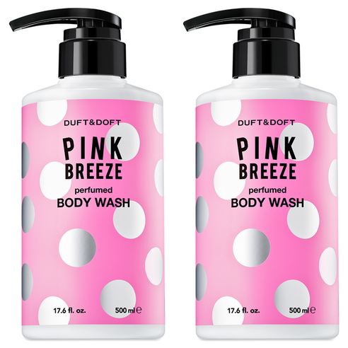 더프트앤도프트 퍼퓸드 바디워시 핑크 브리즈, 2개, 500ml