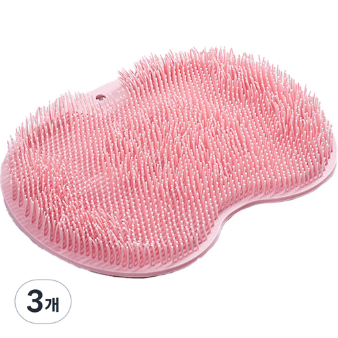 컬라피 발 브러쉬 매트 핑크 325g, 1개입, 3개