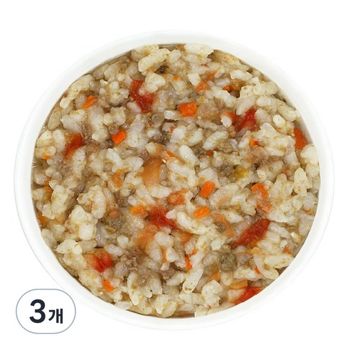 짱죽 유아용 실온 이유식 완료기 아기밥, 혼합맛(비프/토마토), 160g, 3개