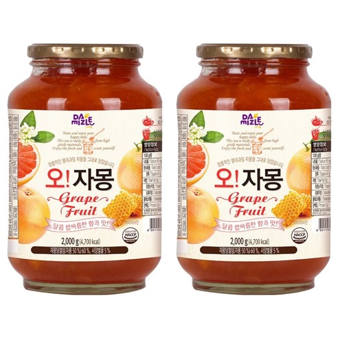 다미즐 오 자몽, 2kg, 1개입, 2개