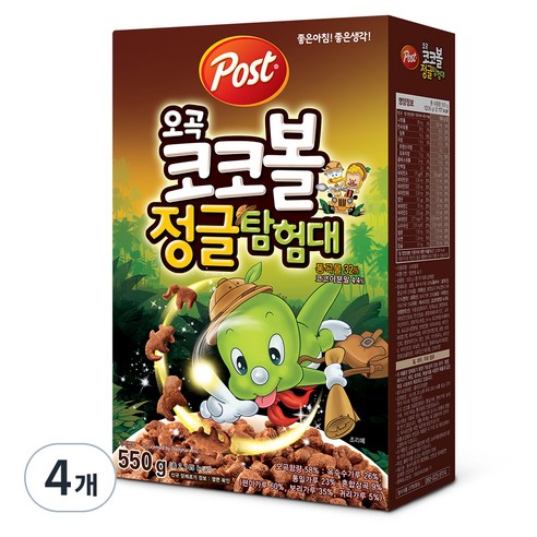 포스트 코코볼정글탐험대550g, 550g, 4개