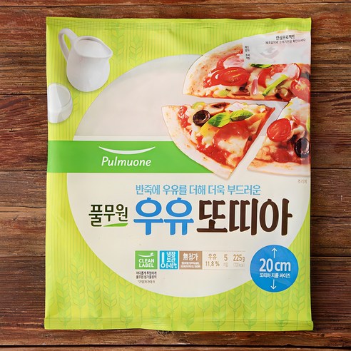 풀무원 우유또띠아, 225g, 1개