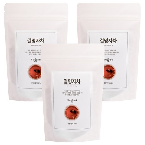청년농원 저온가공 결명자차 삼각티백, 1g, 50개입, 3개