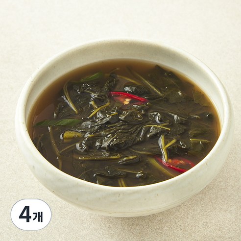 정미경키친 아욱된장국, 650g, 4개