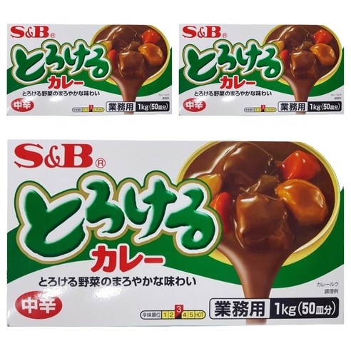 에스앤비 토로케루 카레 소스믹스 중간맛