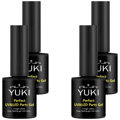 유키 퍼펙트 UV&LED 파츠젤 10g, 4개