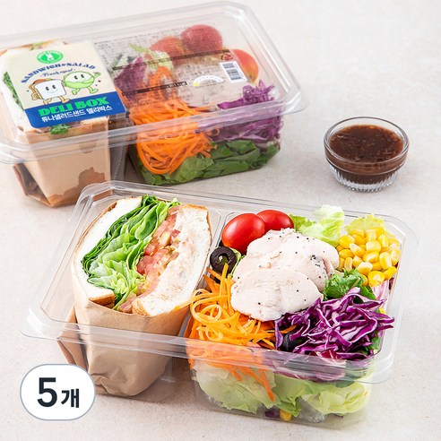 그린래빗 튜나샐러드샌드 델리박스, 265g, 5개