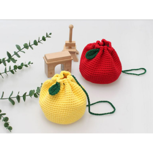 상큼한 망고와 함께 시작하는 짜릿한 뜨개질, 쪼꼬미 Fruits 미니백 DIY!
