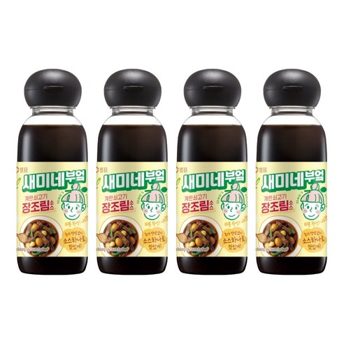 새미네부엌 계란 쇠고기 장조림소스, 300ml, 4개