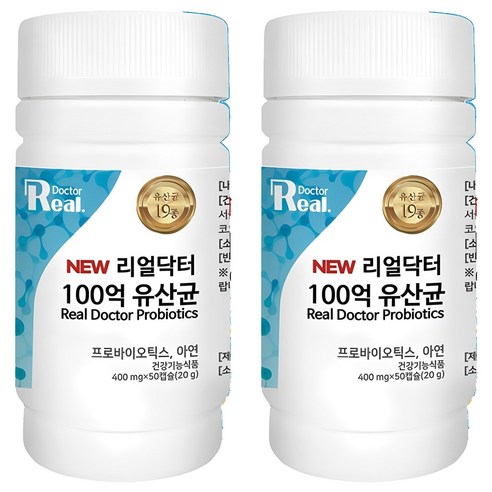 리얼닥터 100억 유산균, 50정, 2개