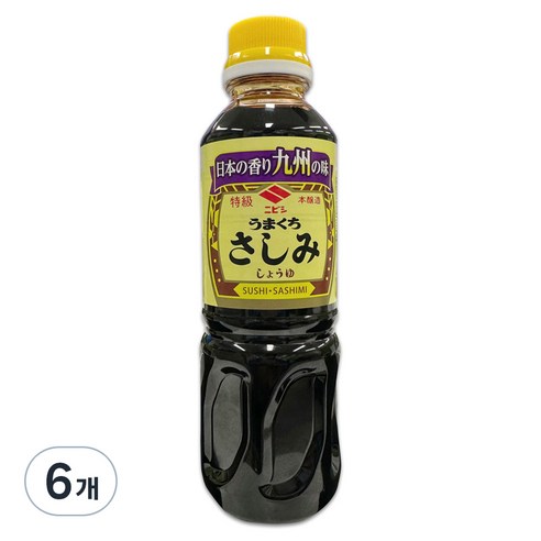 니비시 사시미 간장, 360ml, 6개
