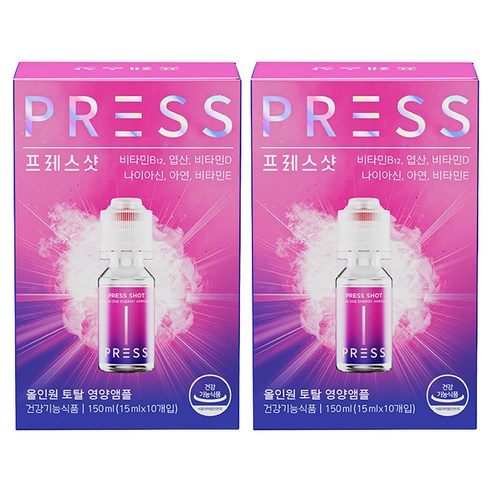 프레스샷 올인원 토탈 영양 앰플 10p