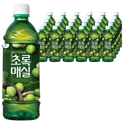 웅진 초록매실, 500ml, 40개
