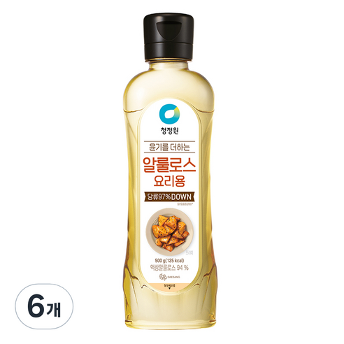 청정원 알룰로스 요리용, 500g, 6개