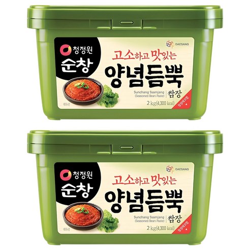 청정원순창 양념듬뿍 쌈장, 2kg, 2개