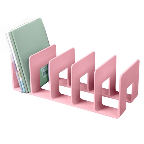노바리움 5단 책꽂이 정리대, 핑크
