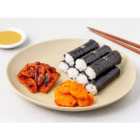 간편함과 맛, 추억을 담은 일가집 바로요리 오징어 충무 김밥 세트