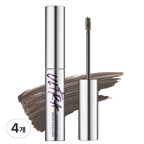 미샤 울트라 파워프루프 브로우 카라 4g, 그레이 브라운, 4개