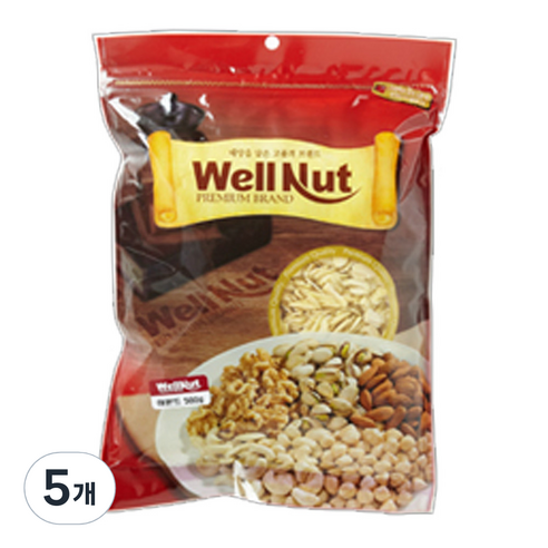 웰넛 자연두레 백아몬드 슬라이스, 200g, 5개