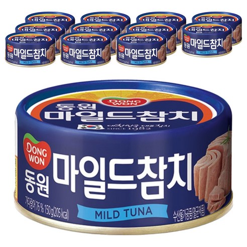동원 마일드참치, 150g, 12개