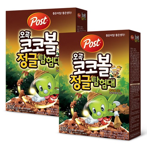 포스트 오곡 코코볼 정글탐험대, 300g, 2개