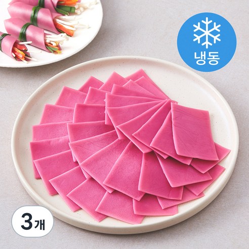 미지푸드 자색고구마 떡쌈 (냉동), 500g, 3개