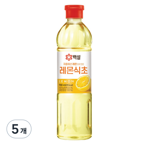 지중해산 레몬식초, 900ml, 5개
