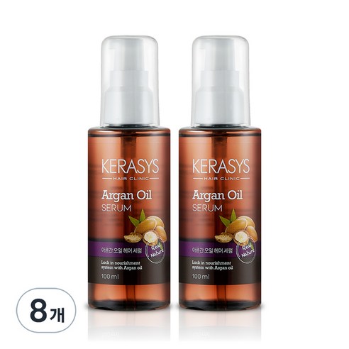 케라시스 아르간 오일 헤어 세럼, 100ml, 8개