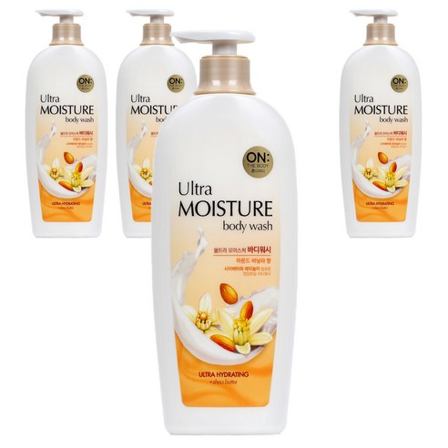 온더바디 울트라 모이스처 바디워시 아몬드 바닐라향, 785ml, 4개, 785ml