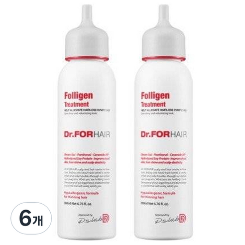 닥터포헤어 폴리젠 헤어트리트먼트, 200ml, 6개