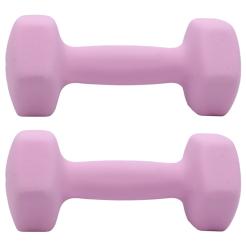 핏분 네오프렌 아령 라일락핑크, 3kg, 2개
