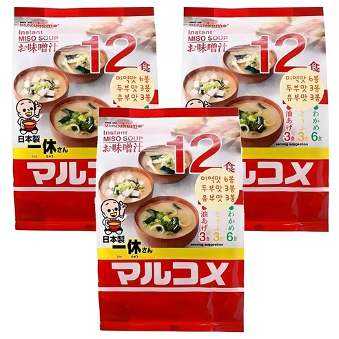 마루코메 잇큐상 즉석미소 12식