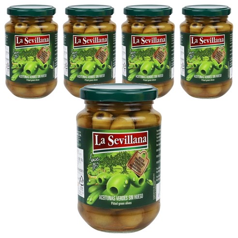 라세빌라나 그린 올리브, 370g, 5개