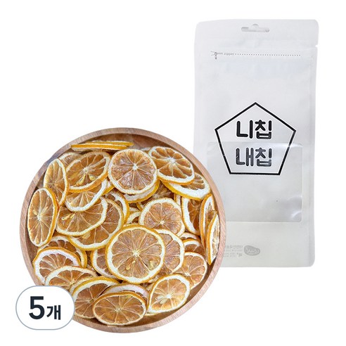 니칩내칩 건조과일 레몬 20g, 5개