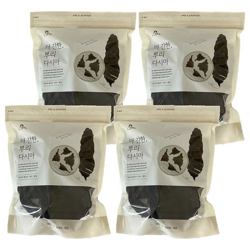 안옥남 더 진한 뿌리 다시마, 150g, 4개