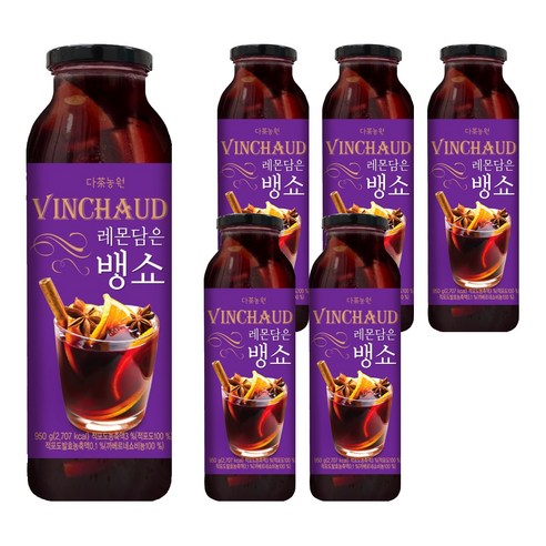 다농원 레몬담은 뱅쇼, 950g, 1개입, 6개