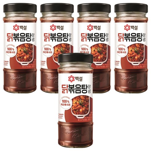 백설 닭볶음탕 양념, 490g, 5개