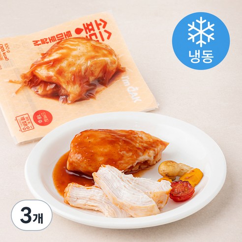아임닭 소스퐁닭 토마토살사 (냉동), 100g, 3개