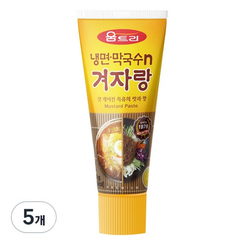움트리 냉면 막국수n 겨자랑, 120g, 5개