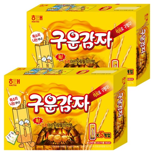 해태제과 구운감자, 135g, 2개