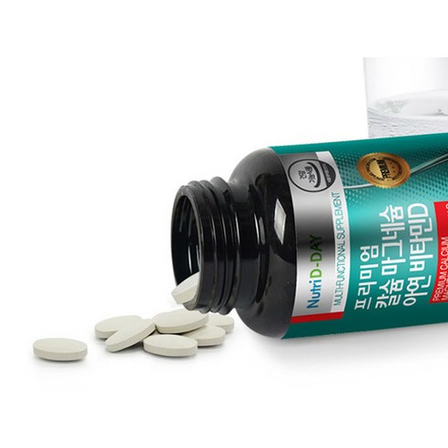 활력 넘치는 하루를 위한 필수 영양소, 뉴트리디데이 프리미엄 칼슘 마그네슘 아연 비타민D