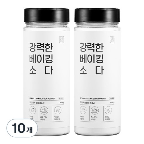 깔끔대장 강력한 베이킹 소다, 600g, 10개