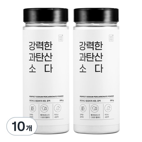 깔끔대장 강력한 과탄산소다, 500g, 10개