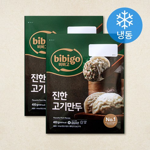 비비고 진한고기만두 (냉동)