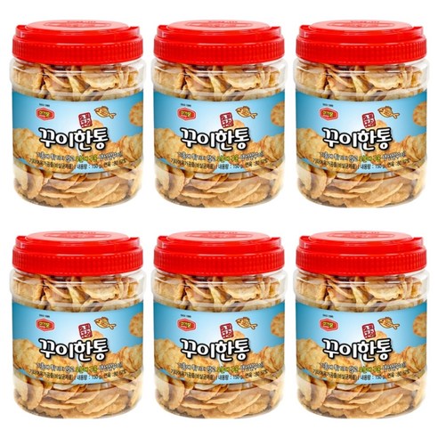 머거본 꾸이한통 어포, 150g, 6개