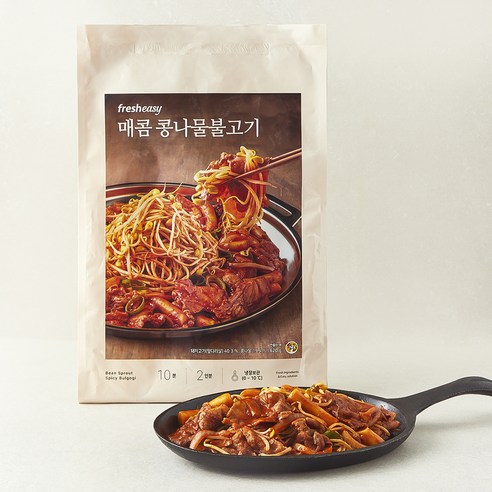 프레시지 매콤 콩나물불고기 2인분, 620g, 1개