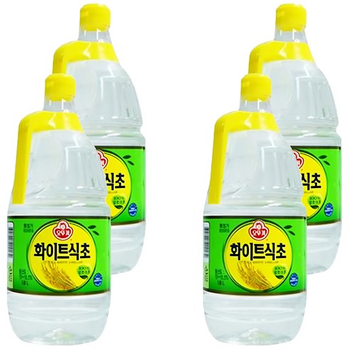 [오뚜기] 화이트 식초, 1.8L, 4개