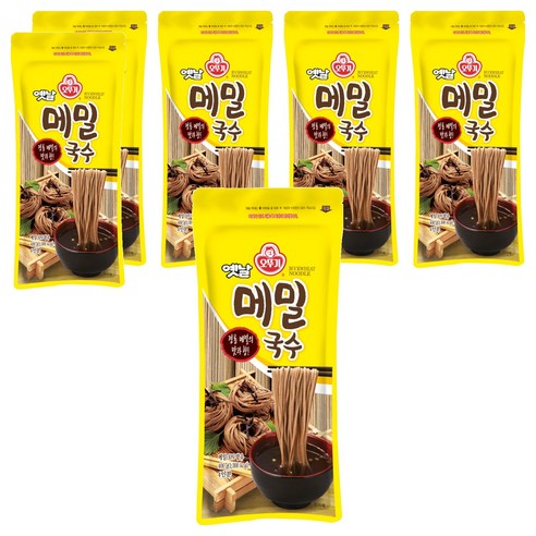 오뚜기 옛날 메밀국수, 400g, 6개
