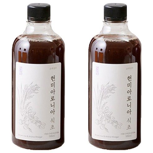 순희엄마 현미아로니아 식초, 500ml, 2개